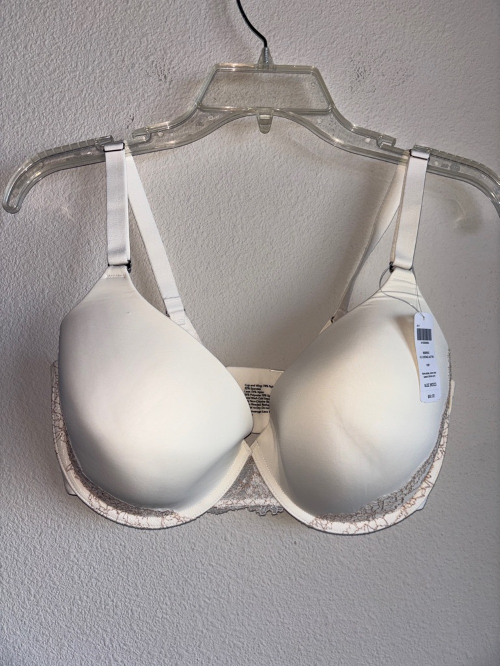 Soma Full Coverage Lace Trim Wired‎ Bra 36DDD